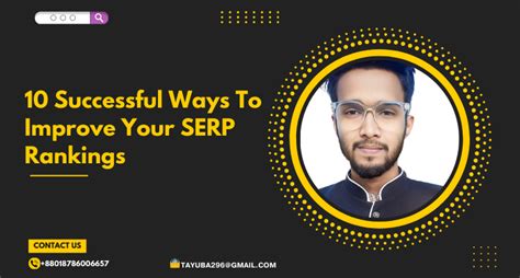 10 Successful Ways To Improve Your SERP Rankings .